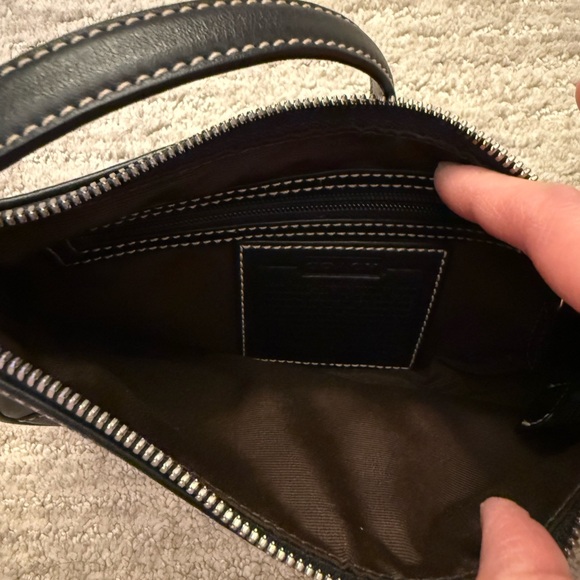 Coach y2k Black Demi Leather Shoulder Bag - Picture 9 of 10